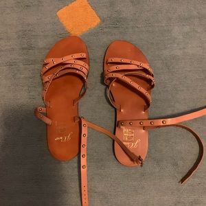 NWOT J. Crew Studded Sandals